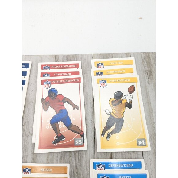 NFL-OPOLY Junior Game Replacement Cards Property Deeds And Gear Up - Picture 3 of 11